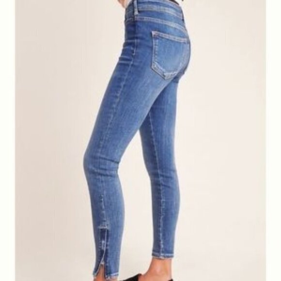 PILCRO AND THE LETTERPRESS HIGH RISE SKINNY ANKLE ZIPPERS DENIM JEANS - Picture 2 of 14